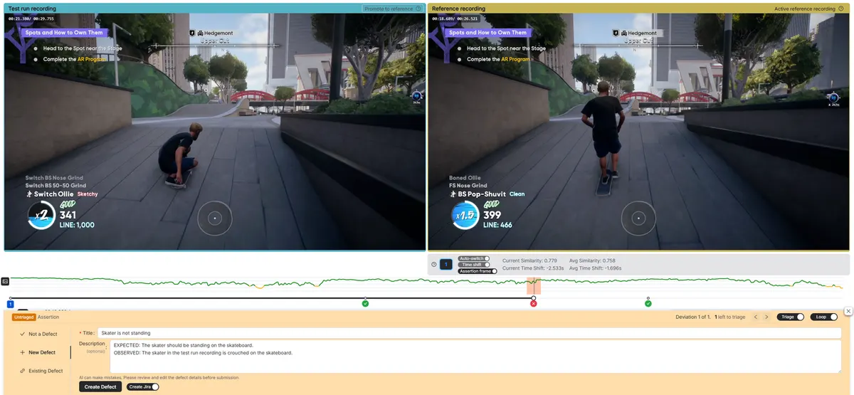 Skate gameplay screenshot